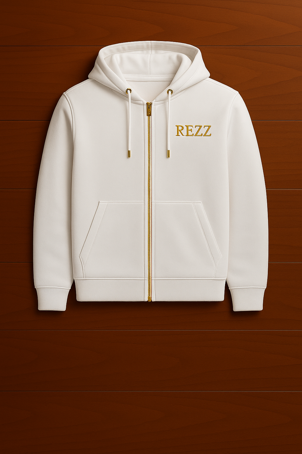 REZZ Yazılı Zip up-Hoodie