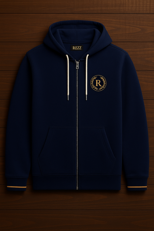 REZZ Logolu Zip-Up Hoodie