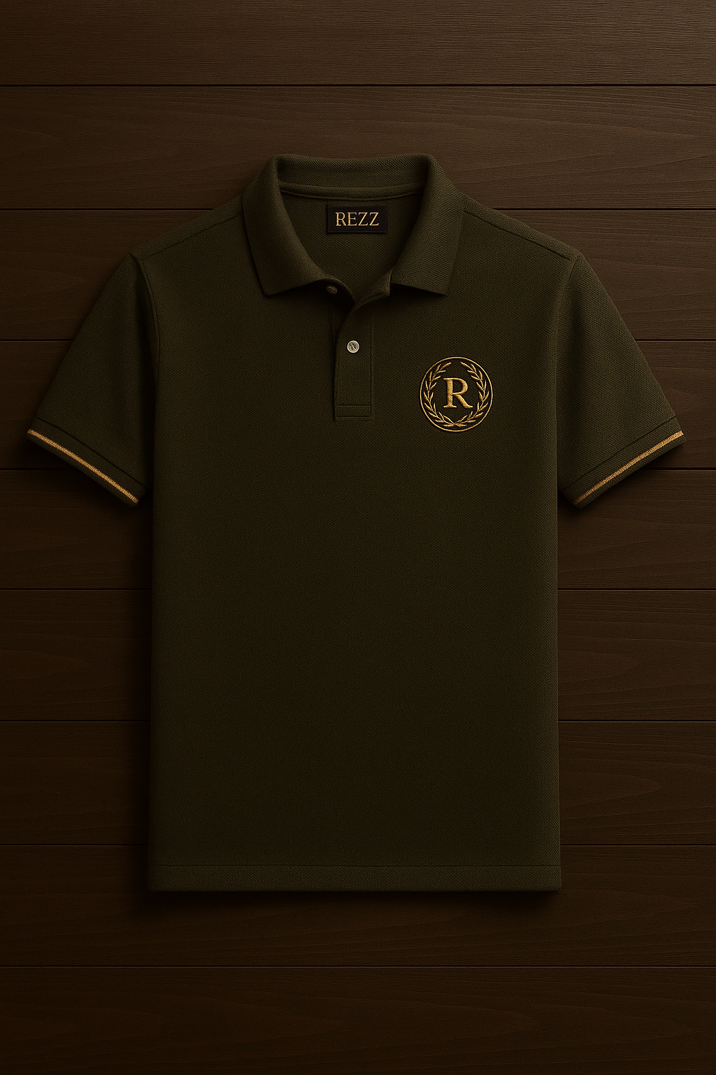 Rezz Logolu polo yaka