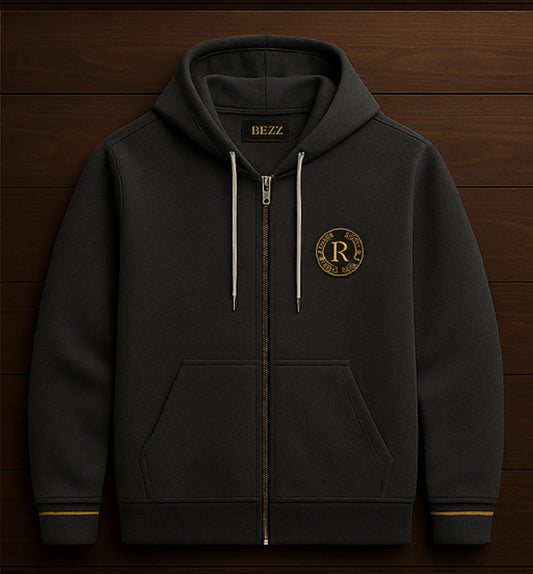 Rezz logolu Zip-Up Hoodie