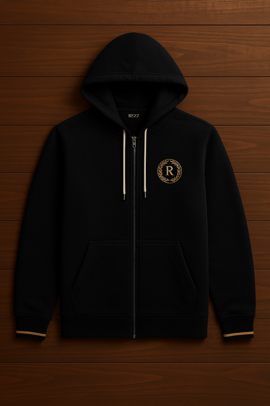 REZZ Logolu Zip-Up Hoodie